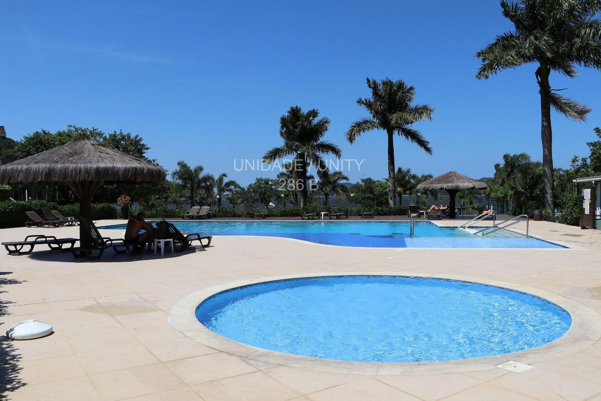 Completo apartamento em Resort na beira da lagoa Florianopolis Exterior foto