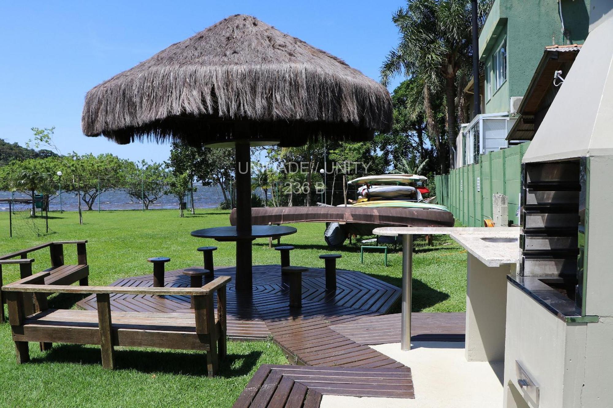 Completo apartamento em Resort na beira da lagoa Florianopolis Exterior foto