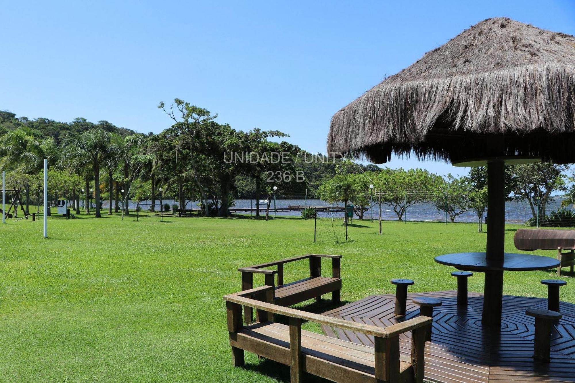 Completo apartamento em Resort na beira da lagoa Florianopolis Exterior foto