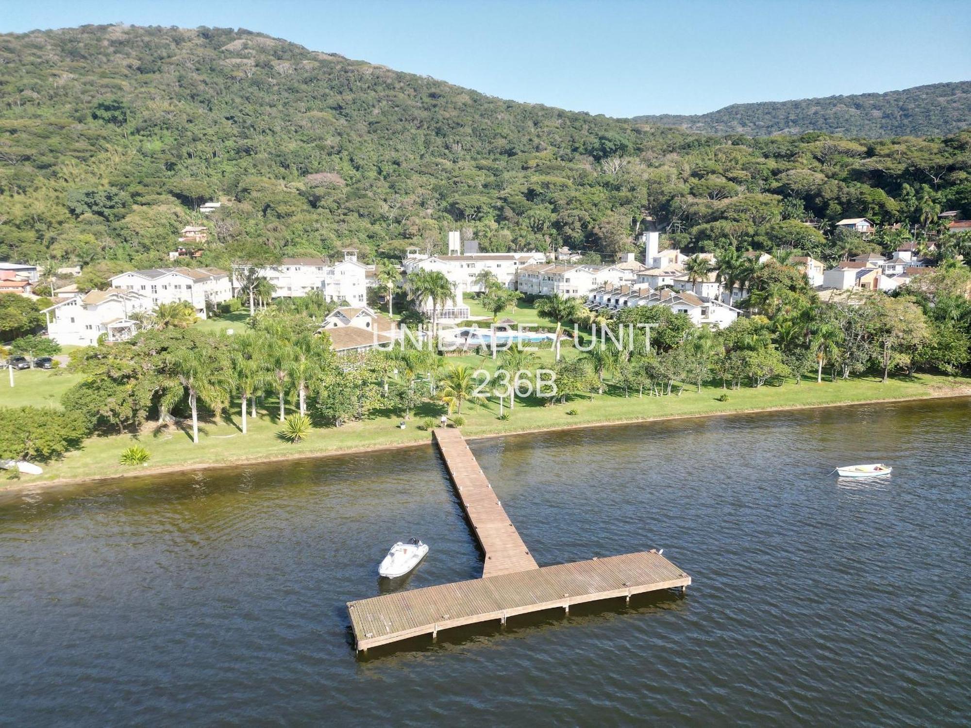 Completo apartamento em Resort na beira da lagoa Florianopolis Exterior foto