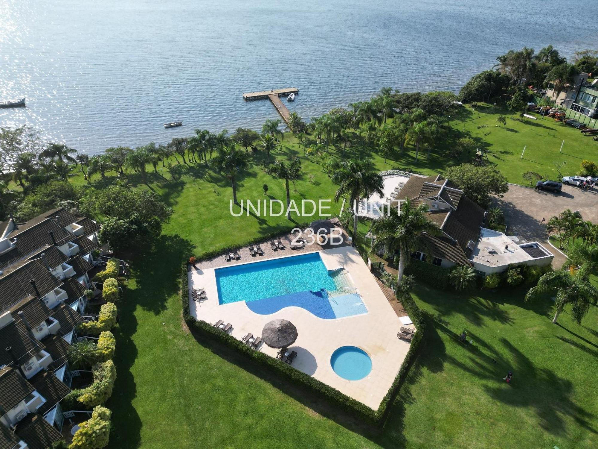 Completo apartamento em Resort na beira da lagoa Florianopolis Exterior foto